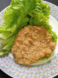 Una foto de Milanesas de porotos de soja sin gluten, sin lácteos, sin huevo