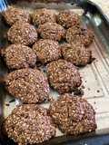 Chocolate fiber cookies