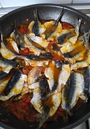 Una foto de Sardinas a la moruna