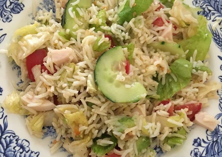 Ensalada de arroz fresquita