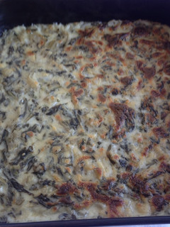 Una foto de Gratinado de acelgas al queso picón