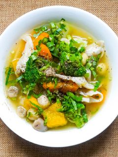 Hình của món Canh rau củ chay.