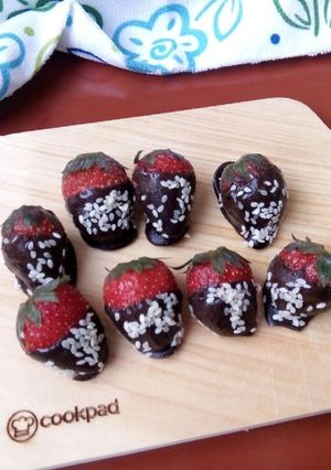 Foto resep Stroberi Coklat