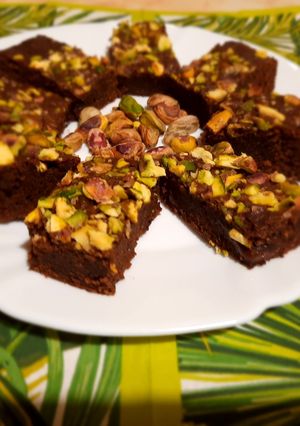 Pisztáciás brownie 🍫 recept fotója