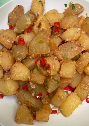 Foto resep Kentang cabai garam