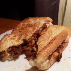 A picture of Bulgogi Kimchi Grilled Cheese.