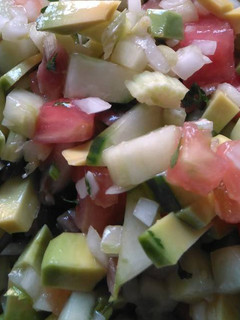 Una foto de Ensalada de Aguacate y anchoas