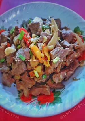 Foto resep Oseng Oseng Mercon Kecap Daging Sapi