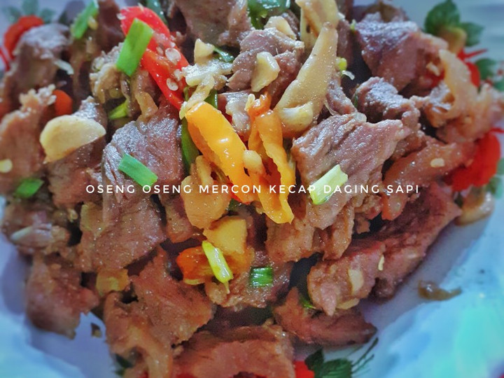 Cara Gampang Membuat Oseng Oseng Mercon Kecap Daging Sapi Ekonomis