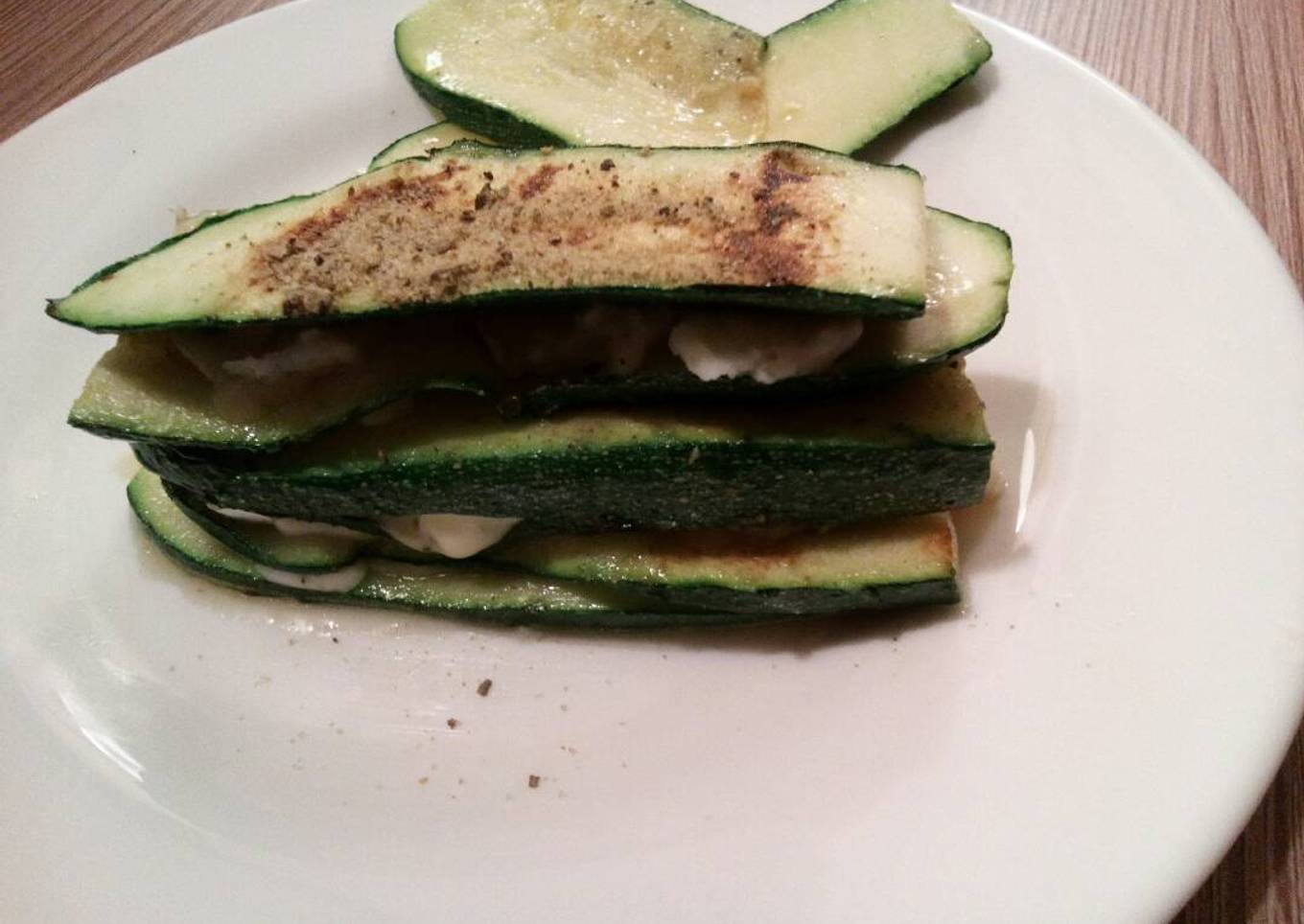 Tiramisú de calabacín