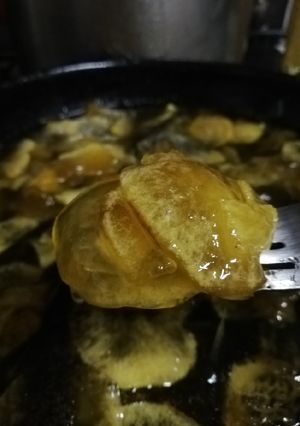 Una foto de Manzana caramelizada para panqueques. Postre vegano 🌱