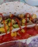 Fajita de carne triangular