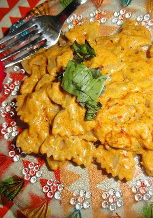 A picture of Roasted Peppers Pasta.