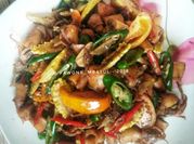 Gambar soleng cumi asin pedas