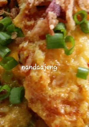 Foto resep Telor ceplok santan