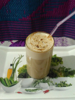 A picture of Cold Coffee with Ice cream.