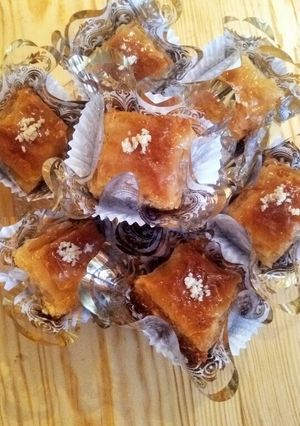 صورة لوصفة بقلاوة بعجينة الفيلو