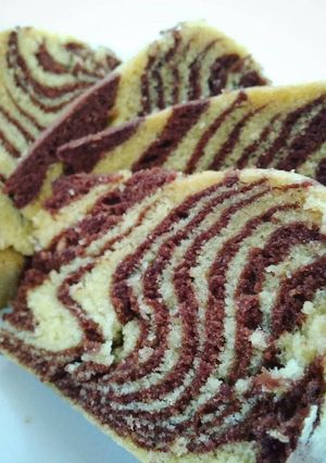 Foto resep Bolu Zebra Kukus
