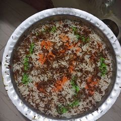Chicken biryani A picture of Chicken biryani.