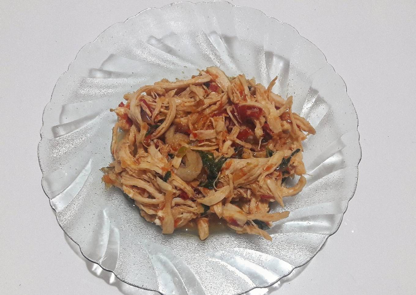 Sambal Ayam Suwir Kemangi