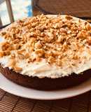 Torta de Chocolate con cobertura de crema y frutos secos 🍰🍰🍰🍰😋😋😋😋