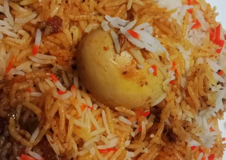 Recipe of Super Quick Homemade Egg biryani