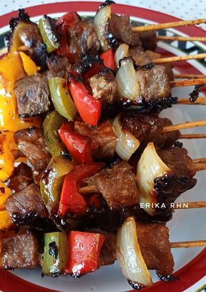 Foto resep Beef Saikoro Shashlik