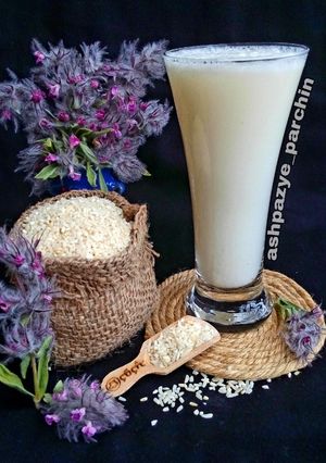 عکسی از دستور شیر وگان 🌸 شیرِ برنج