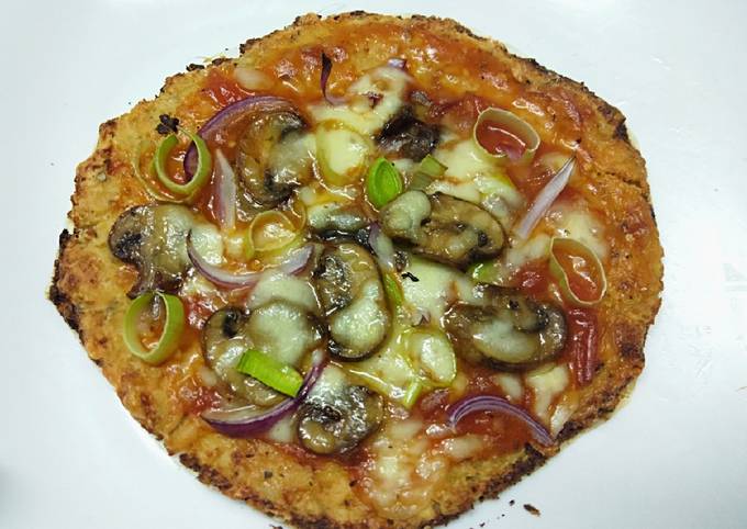 Cauliflower crust pizza-gluten free
