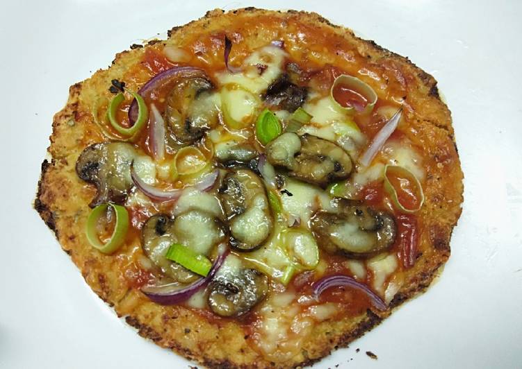 Cauliflower crust pizza-gluten free