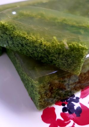 Foto resep Puding lumut pandan