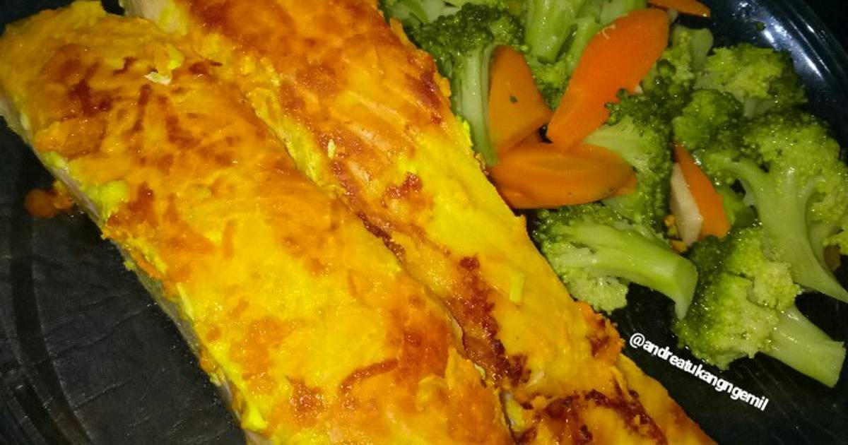 Resep Salmon Panggang Kunyit Turmeric Salmon Steak Oleh Andrea