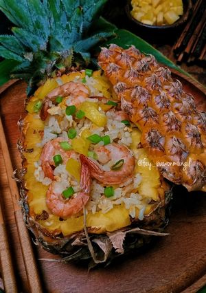 Foto resep Nasi Goreng Udang Nanas