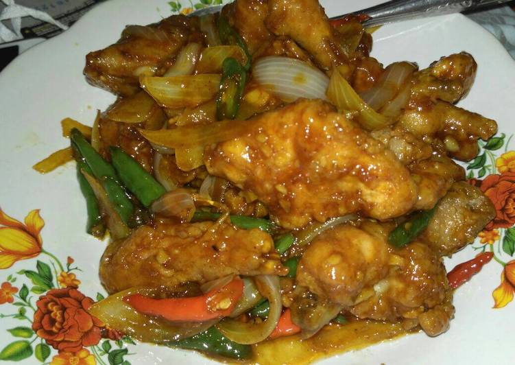 Resep Ayam goreng mentega Anti Gagal
