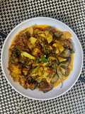 Achari Aloo Baingan
