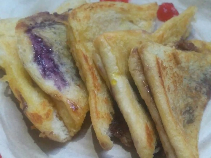 Langkah Gampang Membuat Resep Roti panggang teflon yang Sempurna Anti Ribet, Uenak Banget