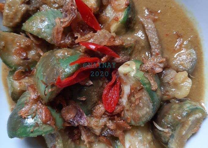 Resep  memasak Terong Kuah Santan dijamin menggugah selera