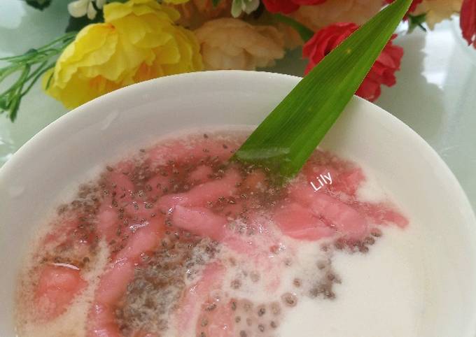 Es Dawet Pink(Cendol Beras)