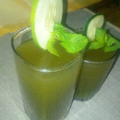 A picture of Mint cucumber lemonade.