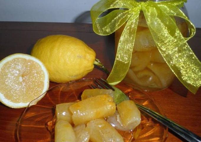 κύρια φωτογραφία συνταγής Γλυκό του κουταλιού λεμόνι