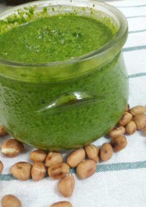 A picture of Falahari chutney.