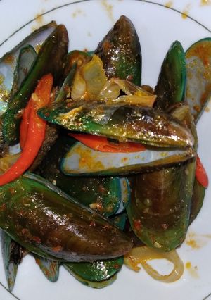 Foto resep Kerang hijau saos padang