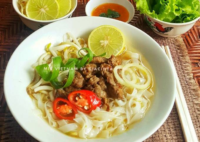 Resep Mie Kuah Vietnam (Vietnamese noodle soup)#pr_aneka mie kuah oleh