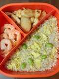 Low-Fat Bento Meal #04: Jade Surf & Turf Low-Fat Lunch Box