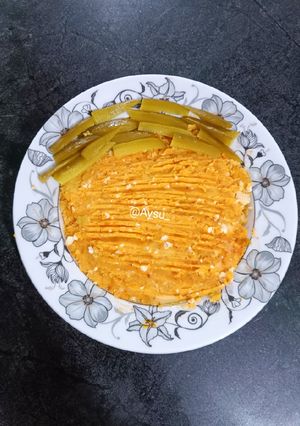 عکسی از دستور سیب‌زمینی به روش خودم🥔