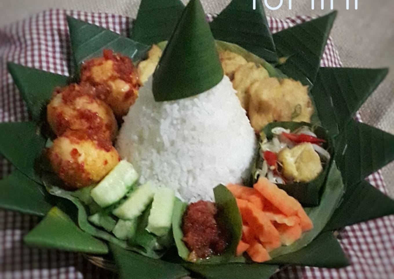 Tumpeng Mini 7 Bulanan Ala Momiera