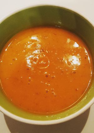 Une photo de Soupe de potimarron et ses éclats de marrons