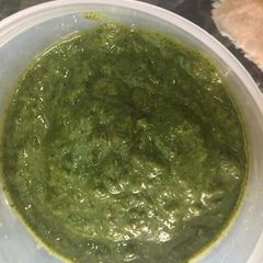 A picture of Green chatni.