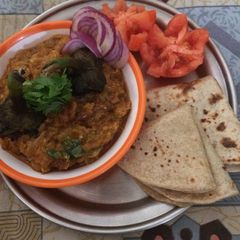 A picture of Brinjal (baingan) Bharta.