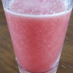 A picture of Refreshing watermelon slushie.